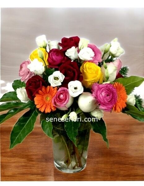 Bouquet Jessica: Energia e Colori Caldi a Domicilio a Napoli